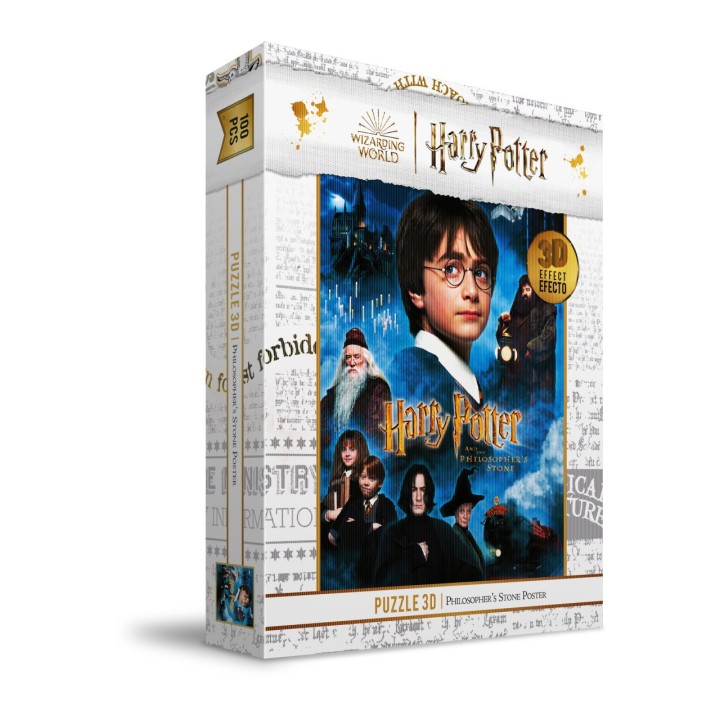 Puzzle 100 efecto 3d poster piedra