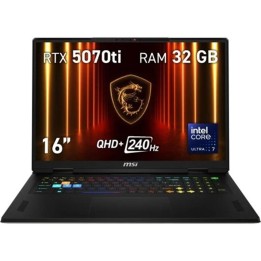Portatil msi vector 16hx 097xes u7 255hx 32gb
