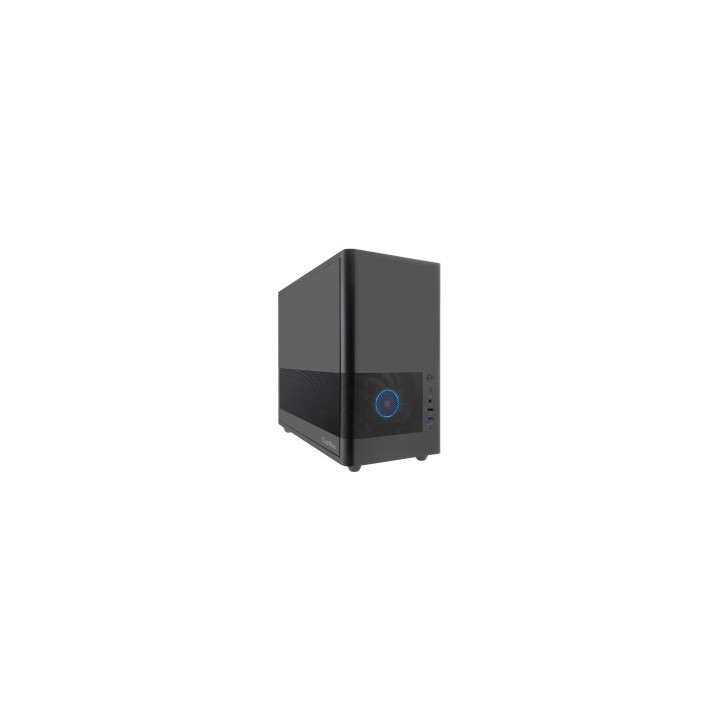 Caja ordenador coolbox mp2 frontal rejilla matx negro usb 3.2
