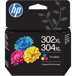 Cartucho tinta hp 302xl - 304xl tricolor