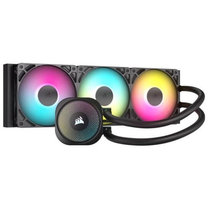 Kit refrigeracion liquida corsair nautilus 360 argb 3x 120mm negro