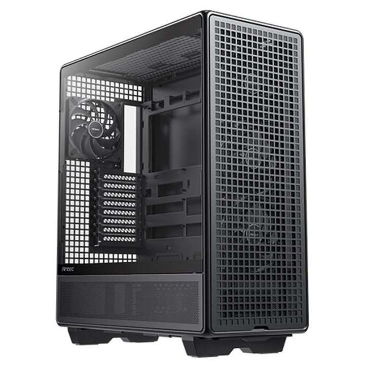 Caja ordenador gaming antec 900 atx cristal templado negra