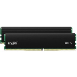 Memoria ram ddr4 64gb 2x32gb crucial pro - udimm - 3200 mhz - pc4 25600 - cl22