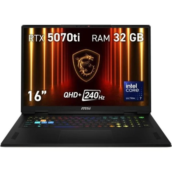 Portatil msi vector 16hx 097xes u7 255hx 32gb