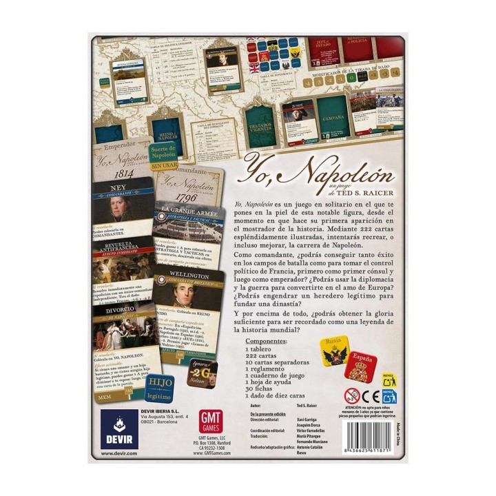 Juego de mesa yo - napoleón