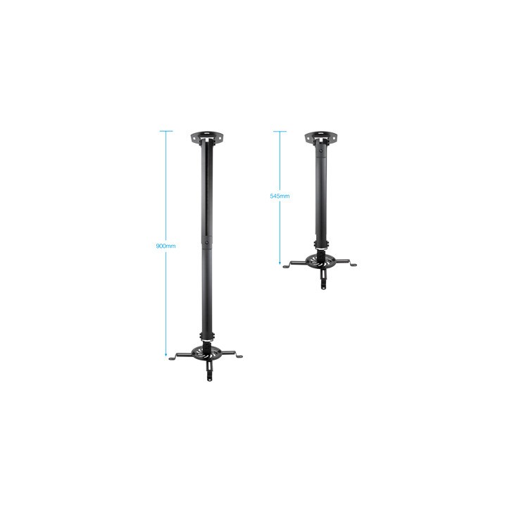 Soporte techo tooq proyectorpj3030tn - b carga maxima