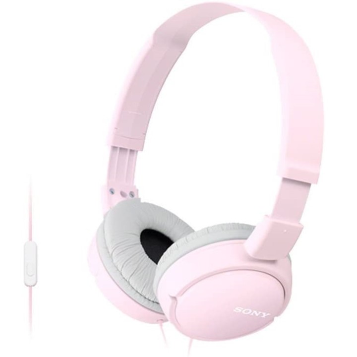 Auriculares sony mdrzx110app rosa pleglable microfono