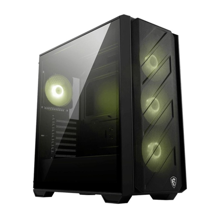 Caja ordenador gaming msi mag forge 330r airflow atx cristal templado negra