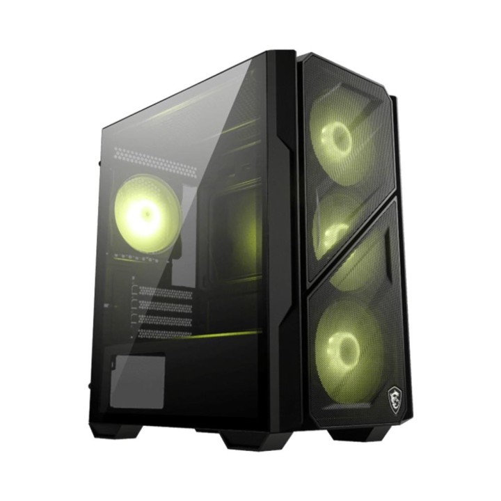 Caja ordenador gaming msi mag forge m110r airflow matx negra