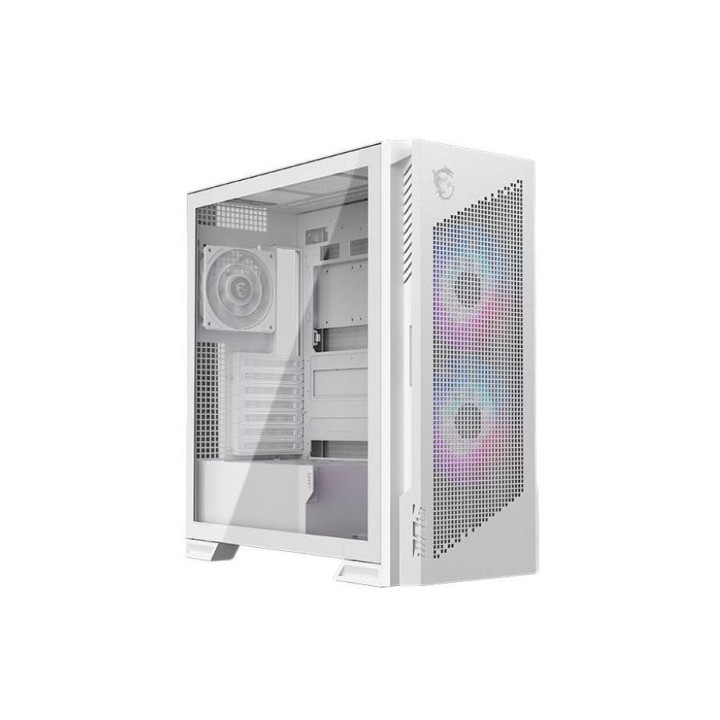 Caja ordenador gaming msi mpg velox 300r airflow pz atx argb blanca