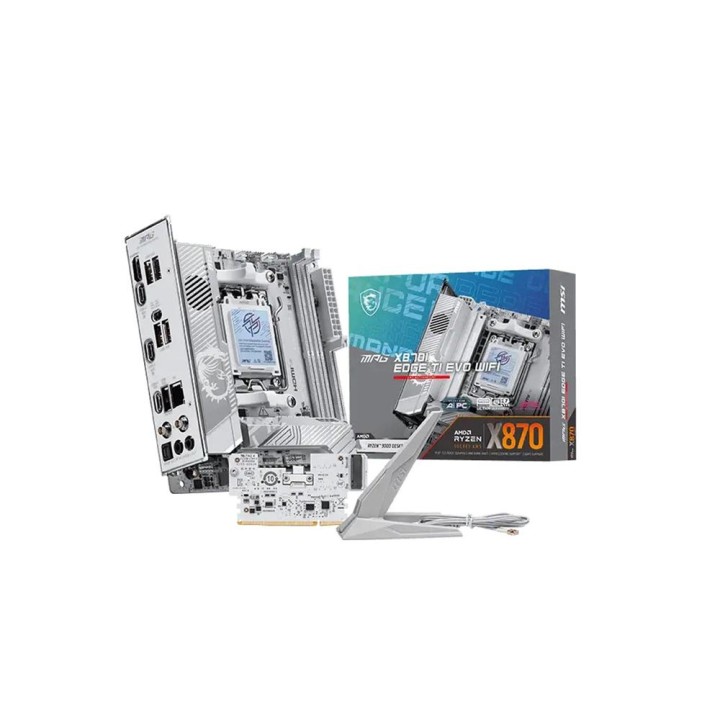 Placa msi mpg x870i edge ti evo wifi mini itx am5 - 2x ddr5