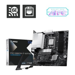 Placa base msi pro b860m - p wifi6e lga 1851 matx - 4x ddr5