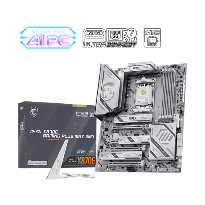 Placa base msi mag x870e gaming max wifi am5 atx - 4x ddr5